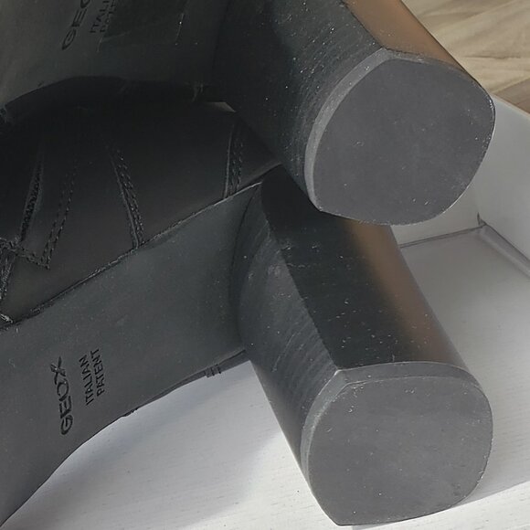 NWT Geox Anylla Leather Ankle Boots US10.5 - Picture 7 of 8